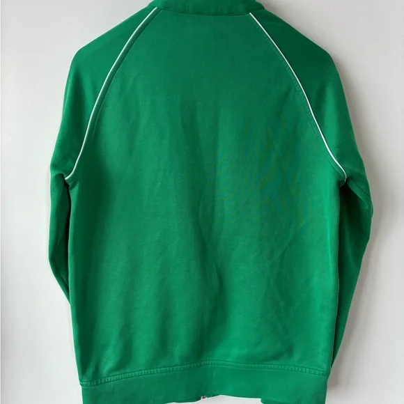 Lacoste Live Green Zip Track Jacket | Contrast Piping | Sport Luxe - Picture 5 of 6